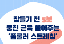 폼롤러로 스트레칭